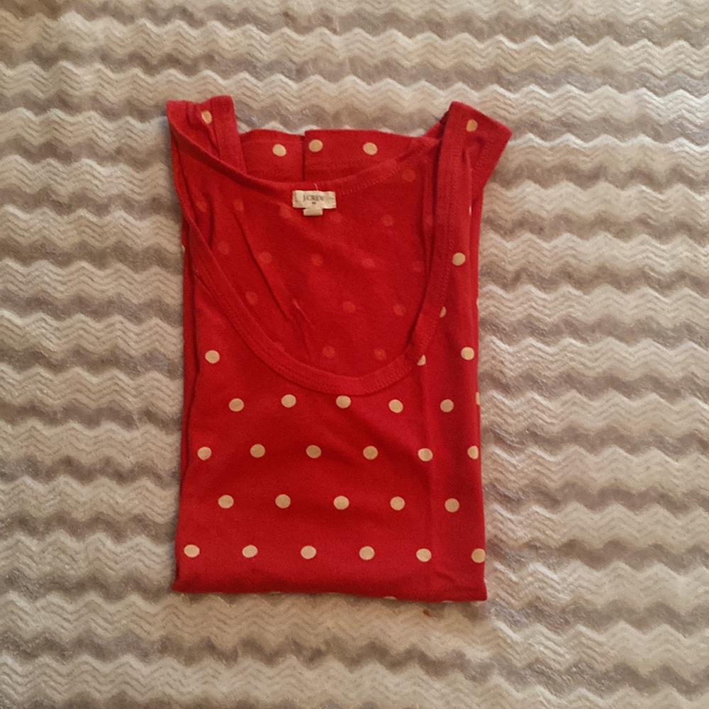 J. Crew Polkadot Tank Size XS